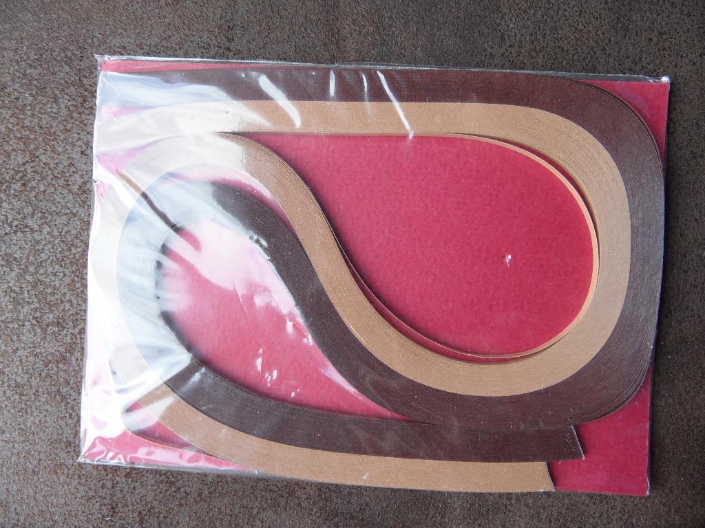 Quilling paper – papierfiligraanstroken 3mm bruin/donker, Hobby en Vrije tijd, Knutselen, Nieuw, Ophalen of Verzenden, Papier of Karton