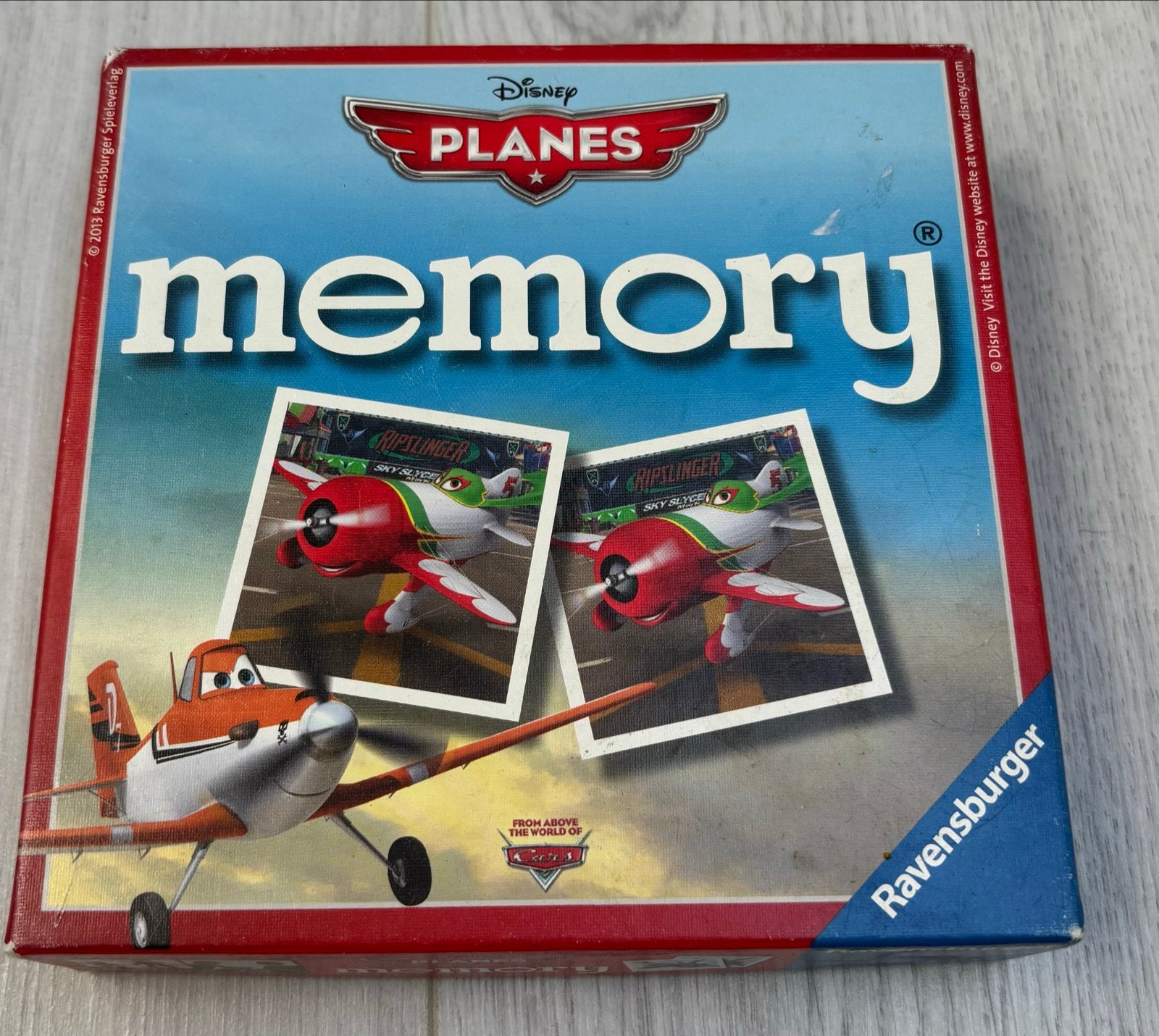 Disney Planes Memory Spel Ravensburger, Ophalen, Meer dan 50 stukjes, Gebruikt, 2 tot 4 jaar