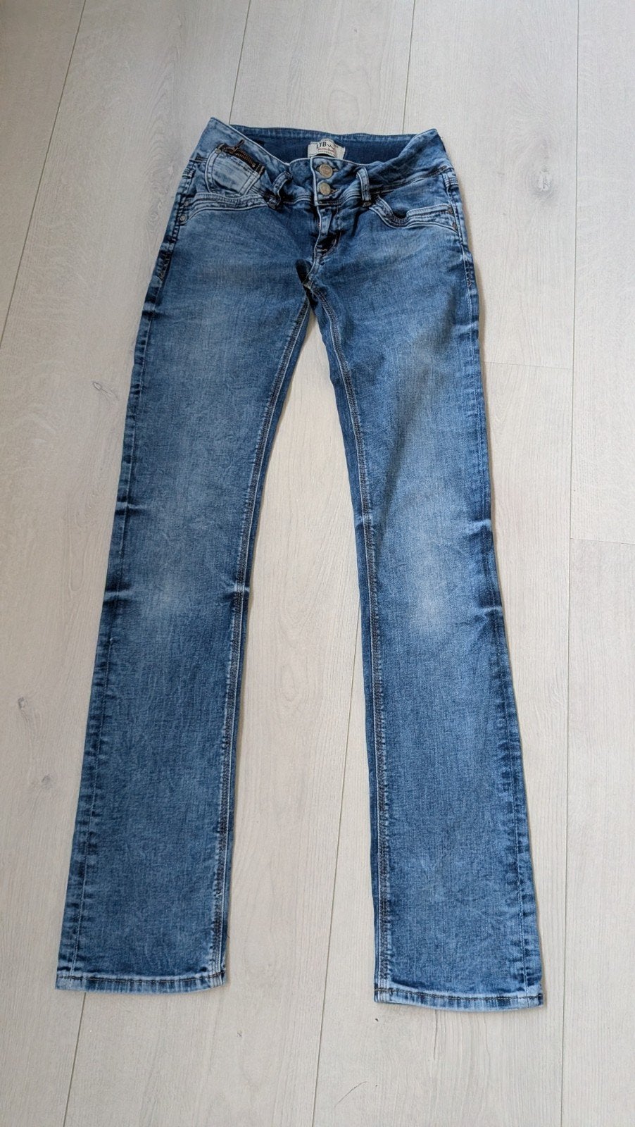 LTB jeans, spijkerbroek, mid rise slim straight, W28 L34, Blauw, Ophalen of Verzenden, LTB, W28 - W29 (confectie 36)