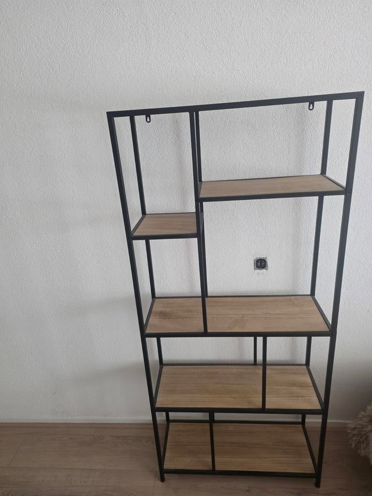 Moderne vakkenkast - 175x80 cm - Goede staat, Huis en Inrichting, Kasten | Boekenkasten, Met plank(en), 50 tot 100 cm, Zo goed als nieuw