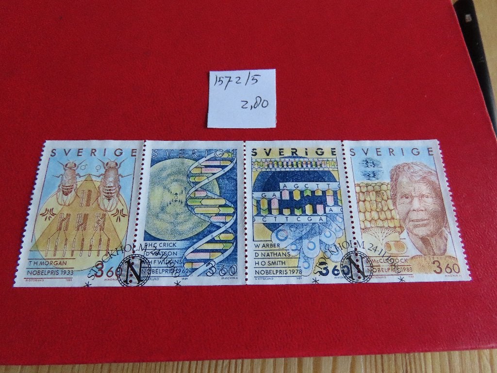 zweden 1572/75 vel v 4, Ophalen of Verzenden, Zweden, Gestempeld