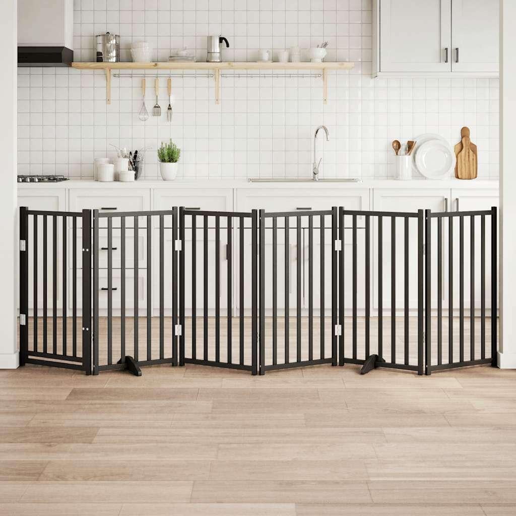 Hondenhek opvouwbaar zwart 6 panelen 300cm GRATIS VERZENDING, Verzenden, Nieuw, Nvt, Nvt