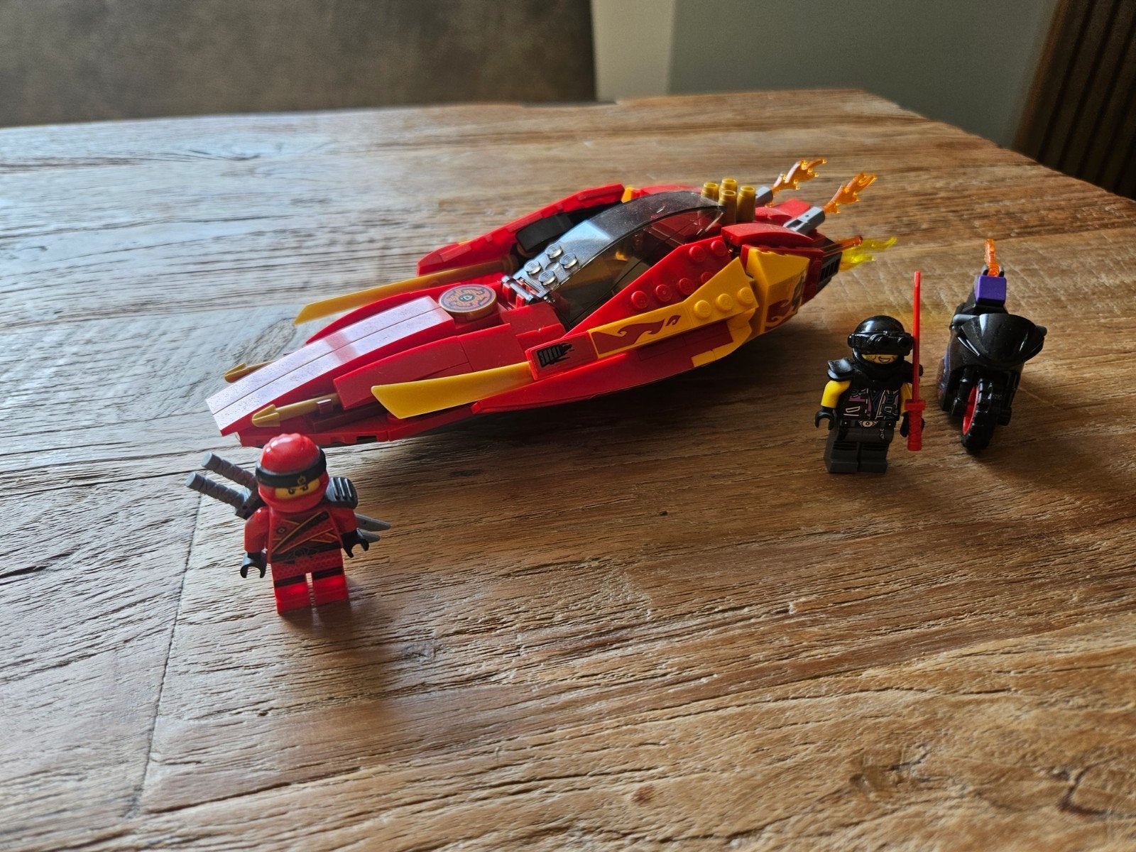 Lego Ninjago 70638 Katana V11 met Kai en Luke Cunningham, Ophalen of Verzenden, Zo goed als nieuw, Lego