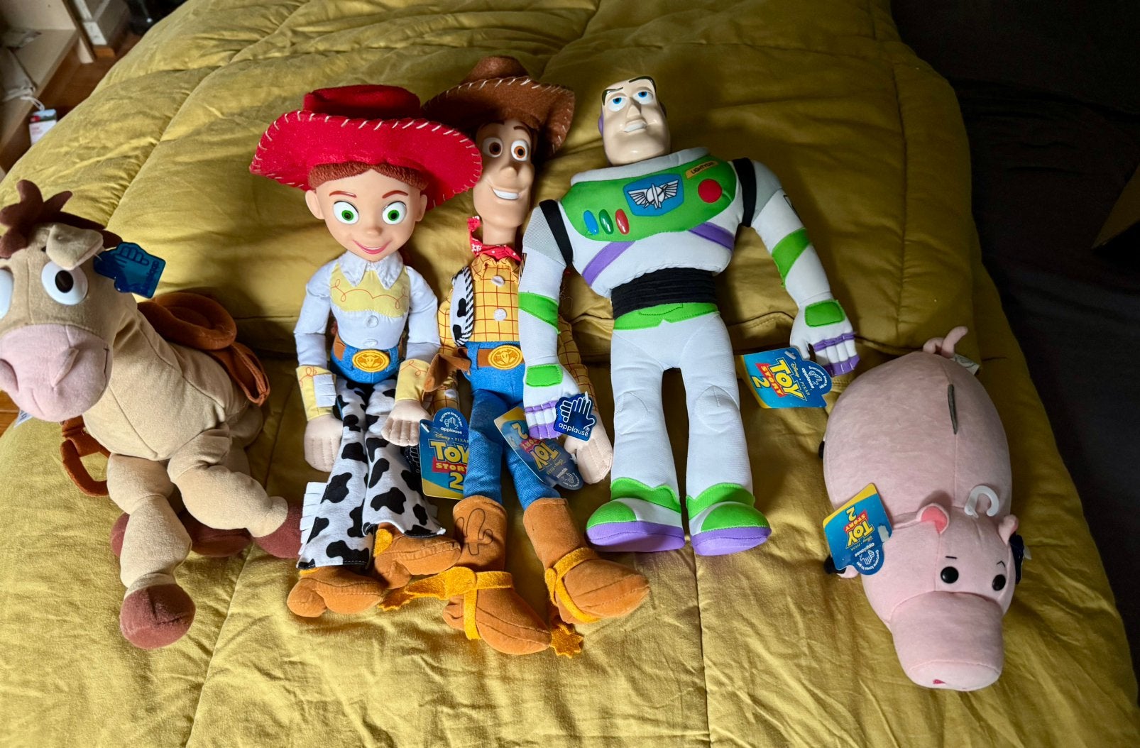 Vintage Toy Story 2 poppen uit 1999 nieuw met tags/applause, Ophalen of Verzenden, Overige figuren, Nieuw, Knuffel