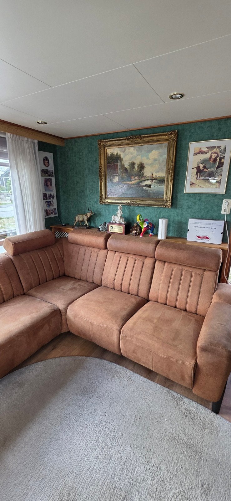 Comfortabele hoekbank met relaxfunctie - Zo goed als nieuw, Ophalen, Hoekbank, 300 cm of meer, Zo goed als nieuw