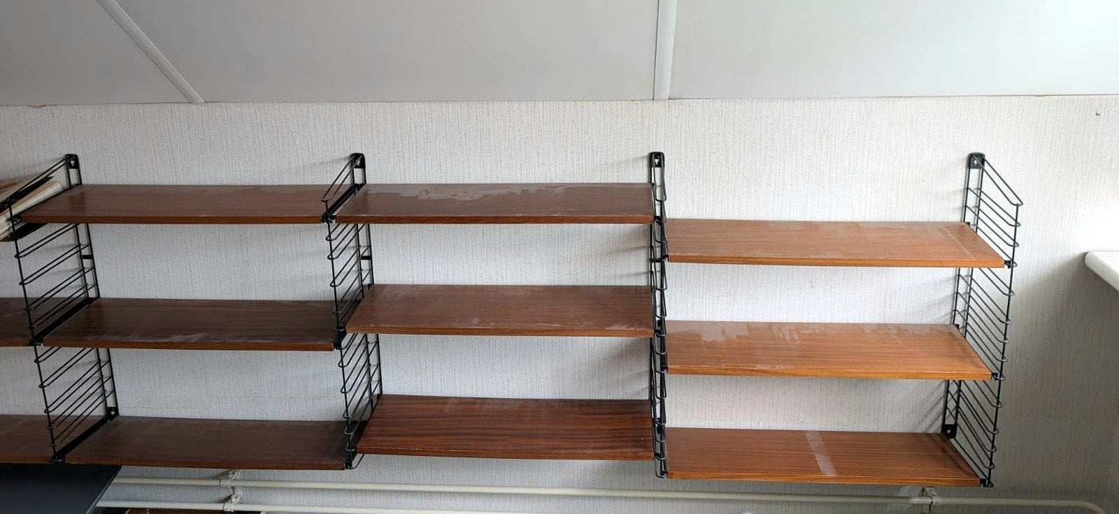 Teak wandrek Tomado Adriaan Dekker jaren 50-60 wandmeubel, Ophalen, Gebruikt, Teakhout, Nvt