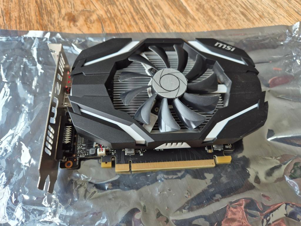MSI GeForce GTX 1050 Ti 4G OC, Computers en Software, Videokaarten, PCI-Express 3, Gebruikt, HDMI, Ophalen of Verzenden