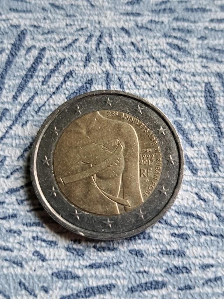 2 euro cc Frankrijk Borstkankeronderzoek 2017, Postzegels en Munten, Munten | Europa | Euromunten, Ophalen of Verzenden, Frankrijk