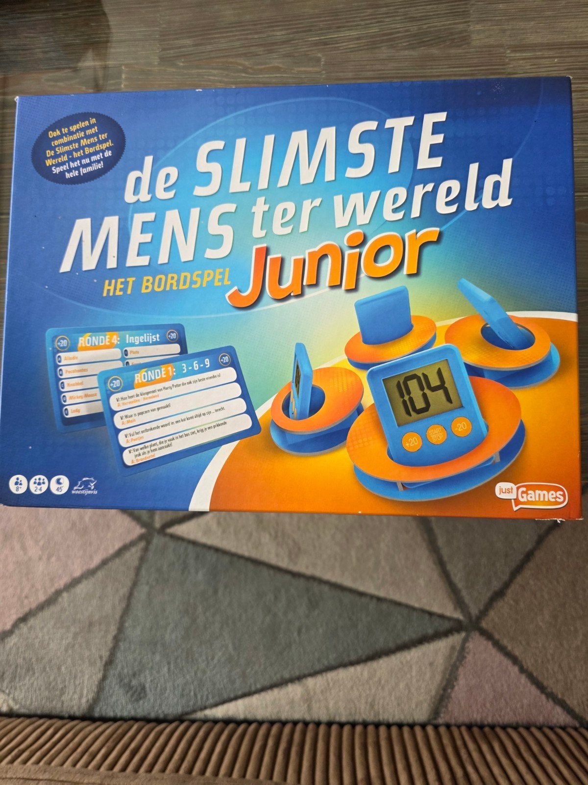 De Slimste Mens ter Wereld Junior - Bordspel (Nieuw in doos), Ophalen, Nieuw, Just Games
