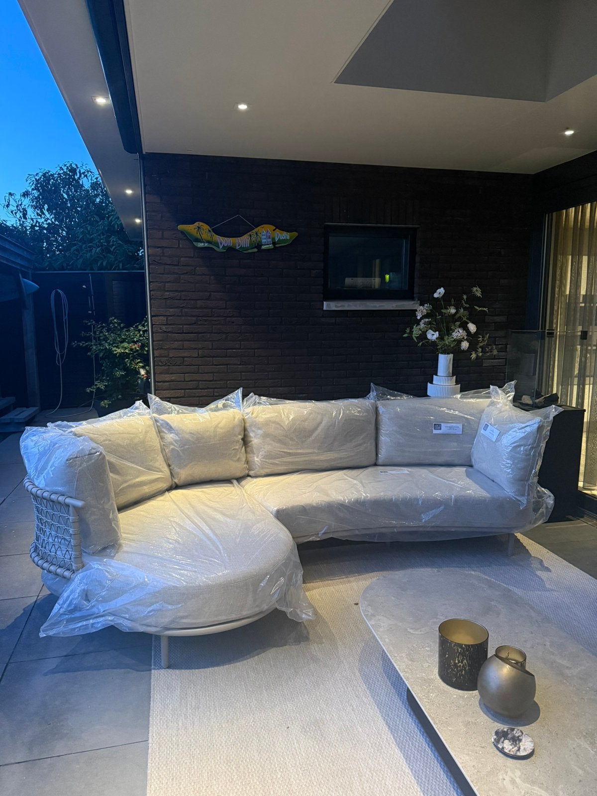 Unieke kans! 4SO loungebank Sardinia Latte, Huis en Inrichting, Ophalen, Nieuw