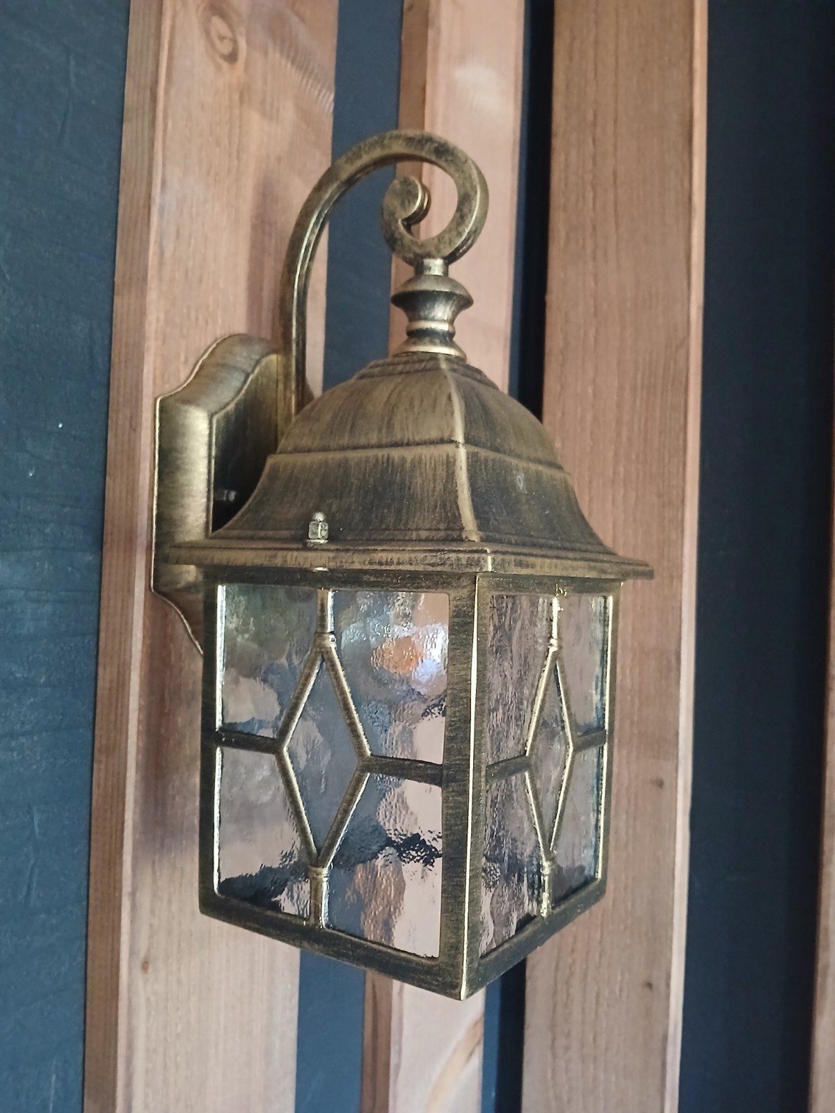 2x Nieuwe QAZQA London WL Antic buitenlamp | Nieuw in doos, Overige kleuren, Nieuw, E27 (groot), Qazqa