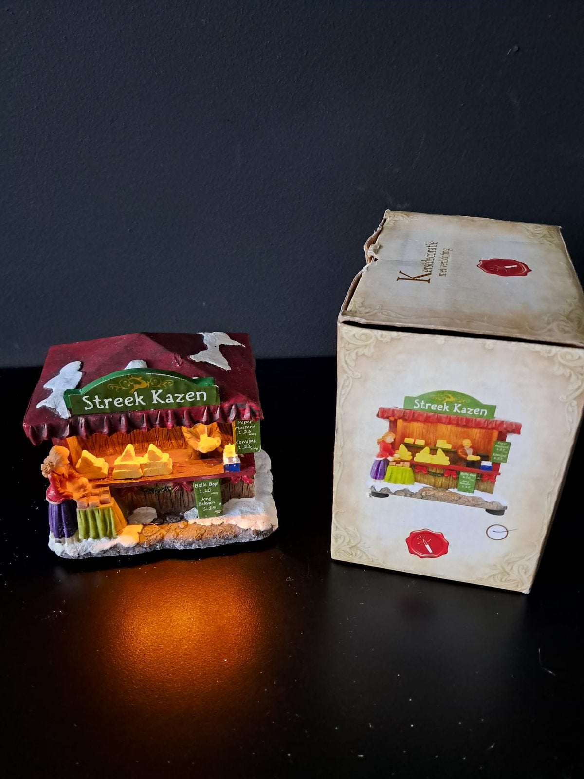 Kersttafereel + verlichting, kerstdorp, kerstboom, stal, Diversen, Ophalen of Verzenden, Zo goed als nieuw