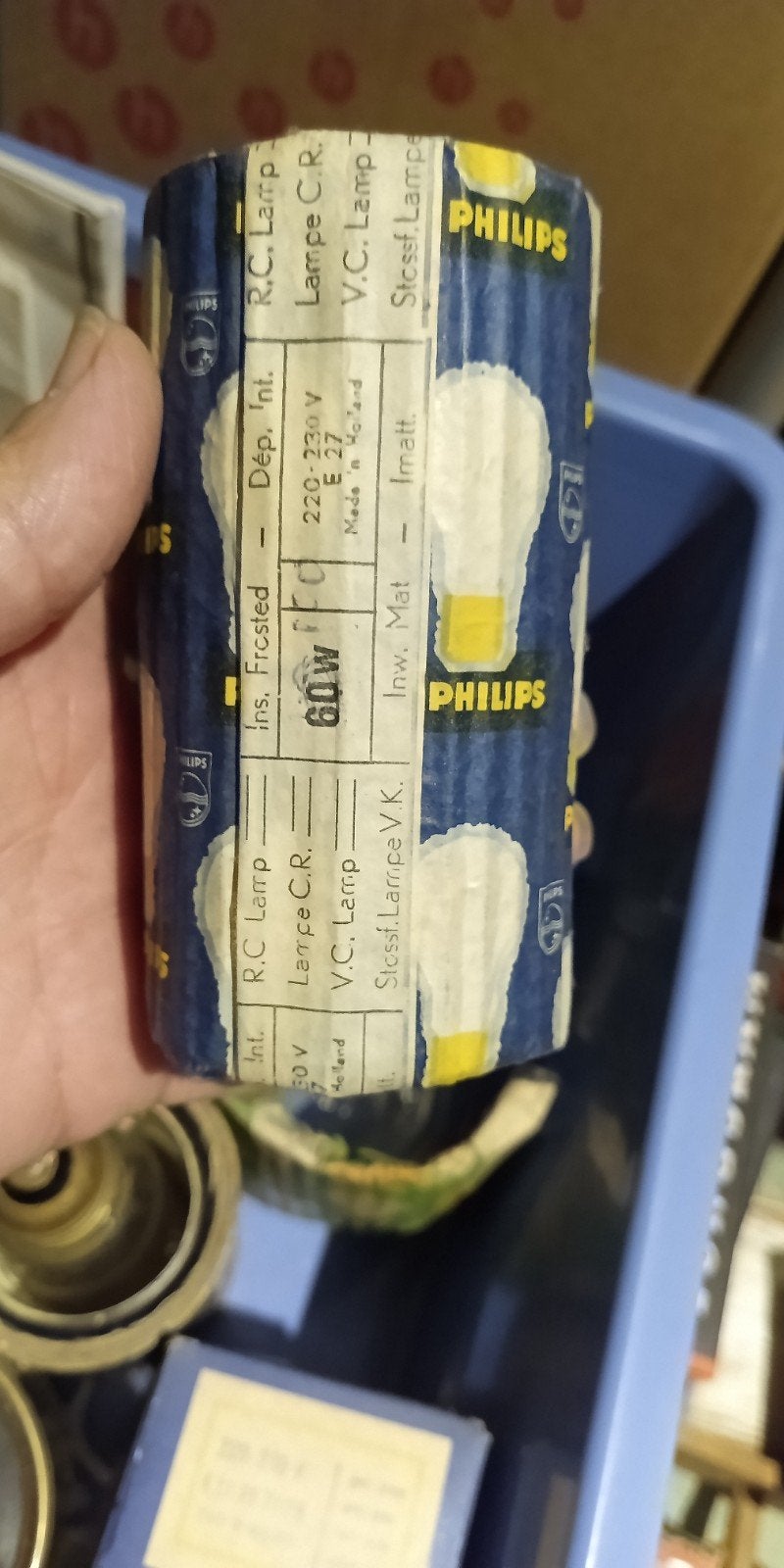 Philips Dopa Lamp Rood 220V in originele verpakking, Ophalen of Verzenden