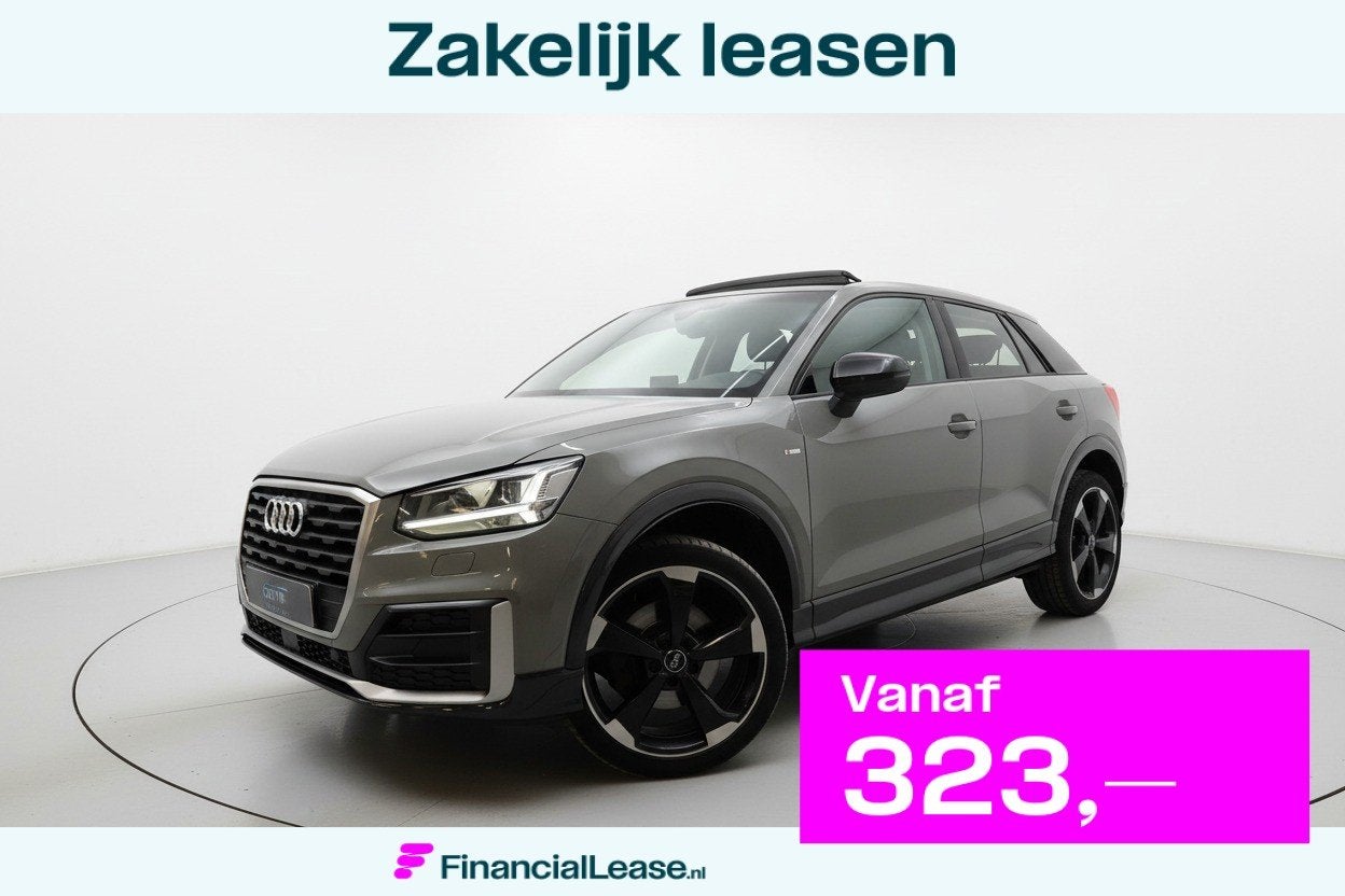 Audi Q2 1.4 TFSI CoD S LINE NARDO GREY PANO SFEER CAMERA, Gebruikt, 4 cilinders, 150 pk, Leder