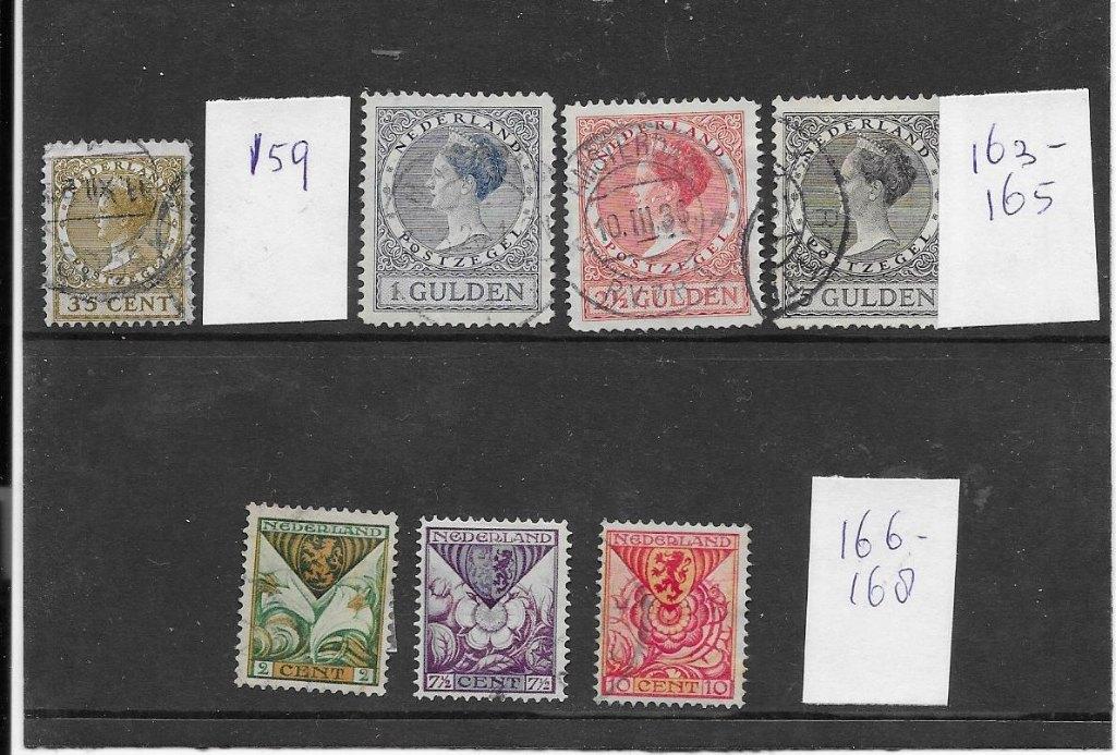 series en zegel uit 1925 o, Postzegels en Munten, Verzenden, T/m 1940, Gestempeld