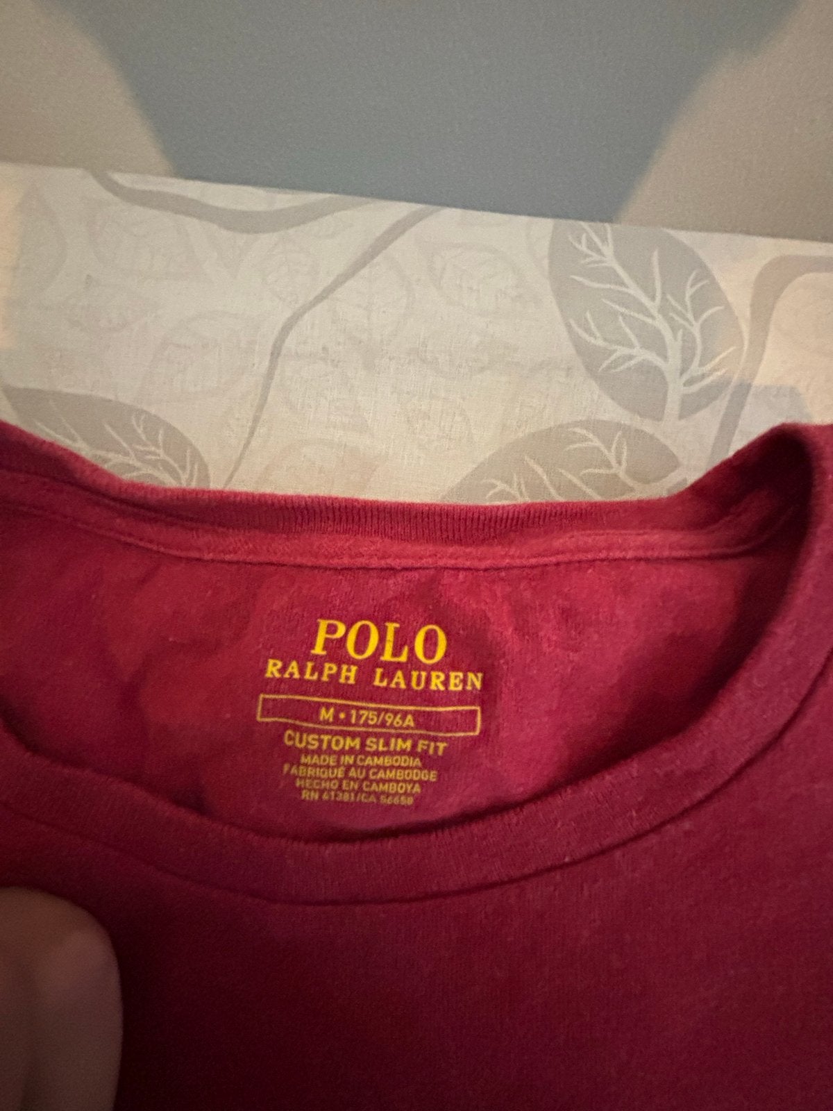 2 Polo Ralph Lauren T-shirt en 2 Lacoste polo's, Ophalen of Verzenden, Gedragen, Maat 48/50 (M), Rood
