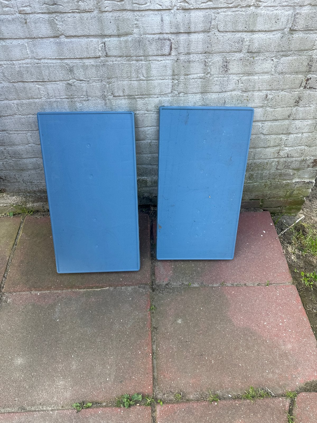 2 Vloerpallets - 34 x 62 cm, Ophalen, Gebruikt, Overige typen, 50 tot 75 cm