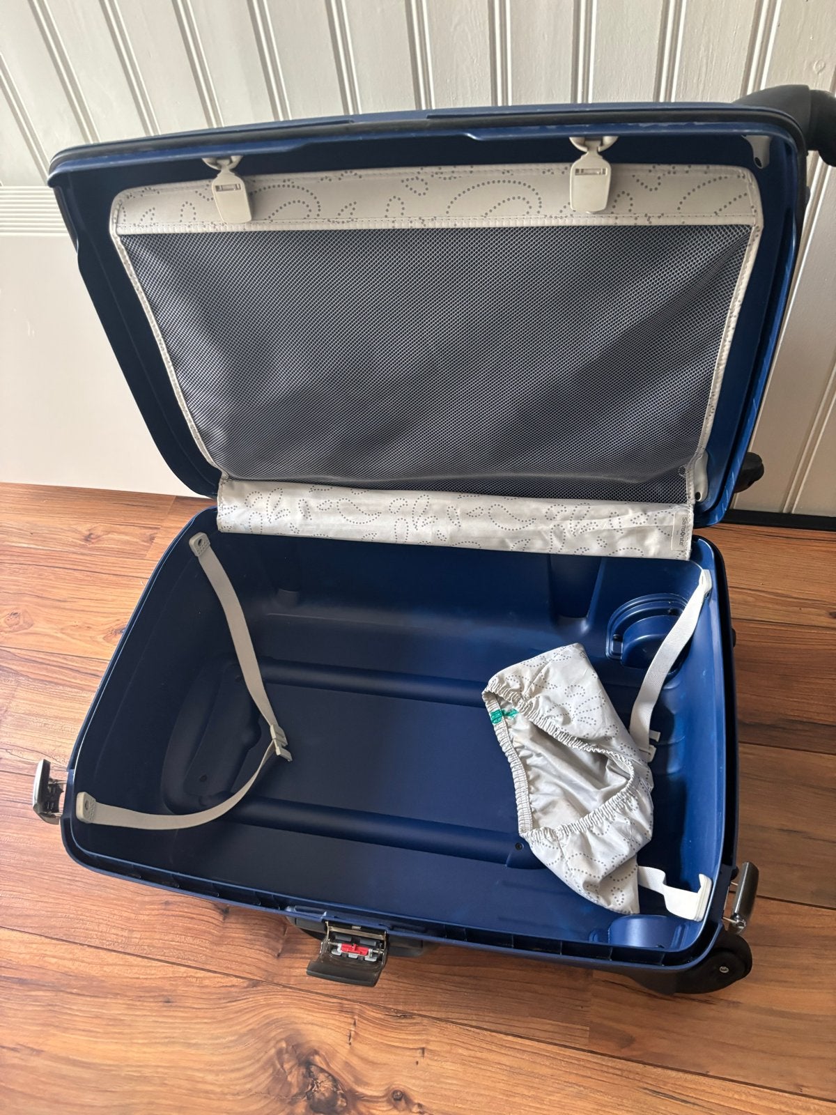 Samsonite Grote Trolley - Blauw, Ophalen, Gebruikt, Hard kunststof, 45 tot 55 cm