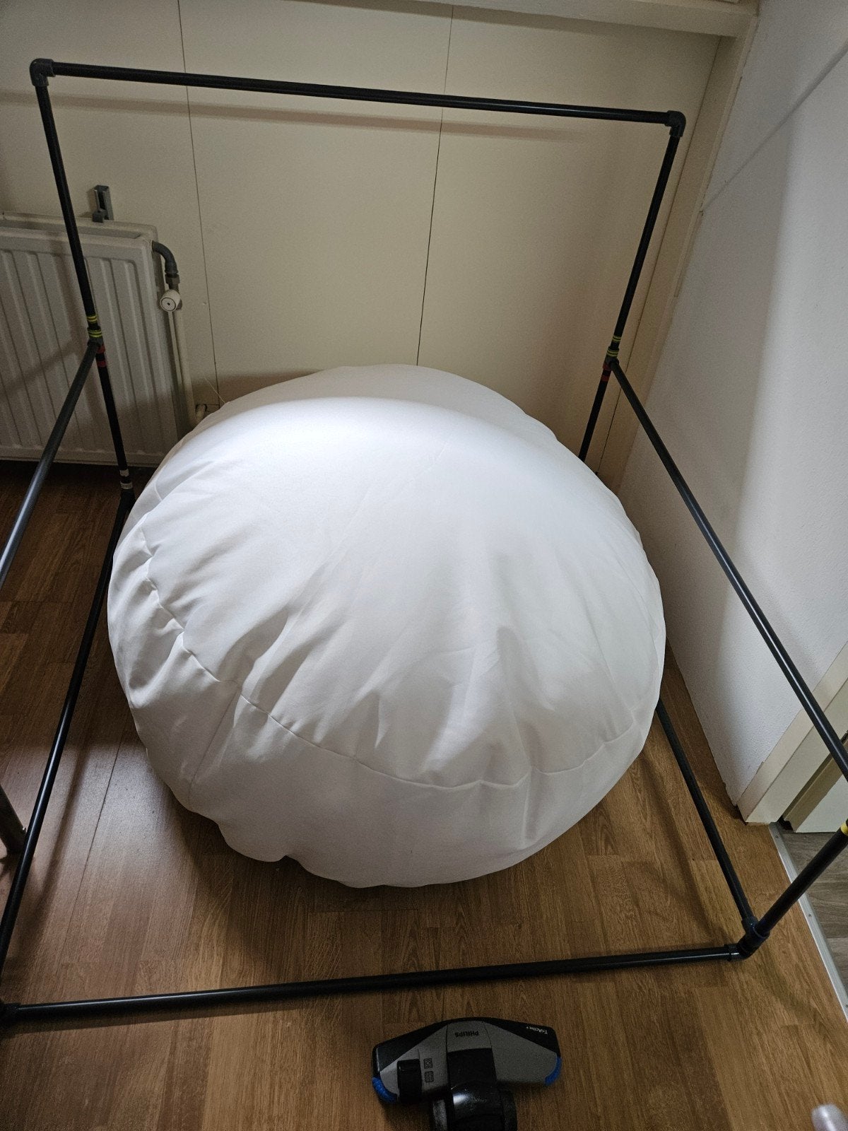 Achtergrondsysteem + Beanbag voor newborn fotografie, Ophalen, Zo goed als nieuw, Achtergrond
