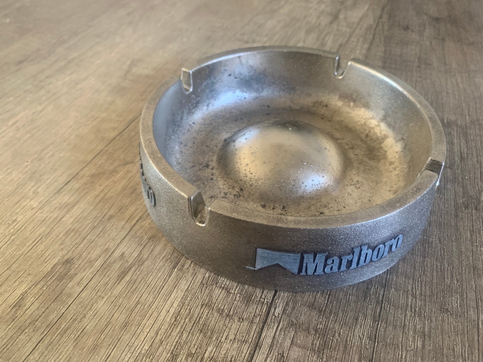 Vintage Marlboro asbak - metaal - Come to flavor, Ophalen of Verzenden, Gebruikt, Asbak