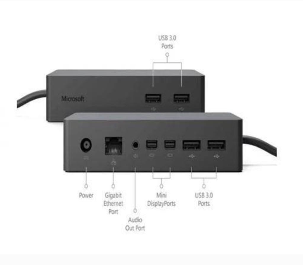 Microsoft Surface Dock 1 + originele Adapter dockingsstation, Ophalen of Verzenden, Zo goed als nieuw, H, H