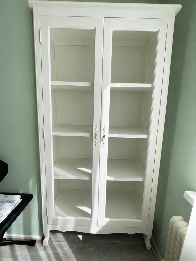 Vitrinekast, Huis en Inrichting, Kasten | Vitrinekasten, Ophalen, Gebruikt, 50 tot 100 cm, 150 tot 200 cm