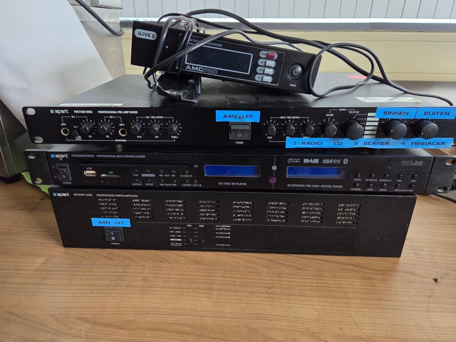 Professionele geluidsinstallatie - Apart, Proel, AMC, Ophalen of Verzenden, Gebruikt, Audio