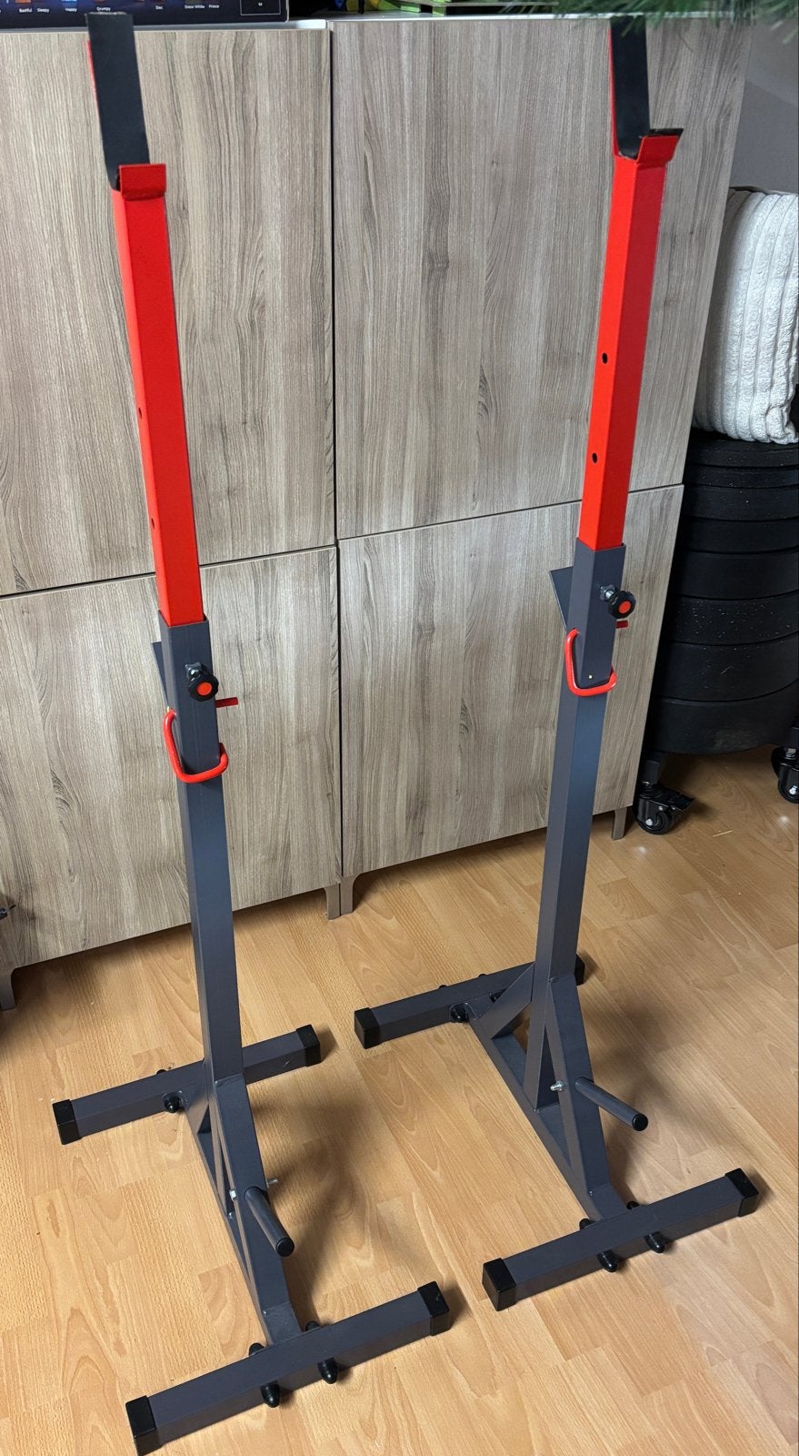 Verstelbare Squat Racks / Haltersteunen, Ophalen, Zo goed als nieuw, Benen, Overige typen