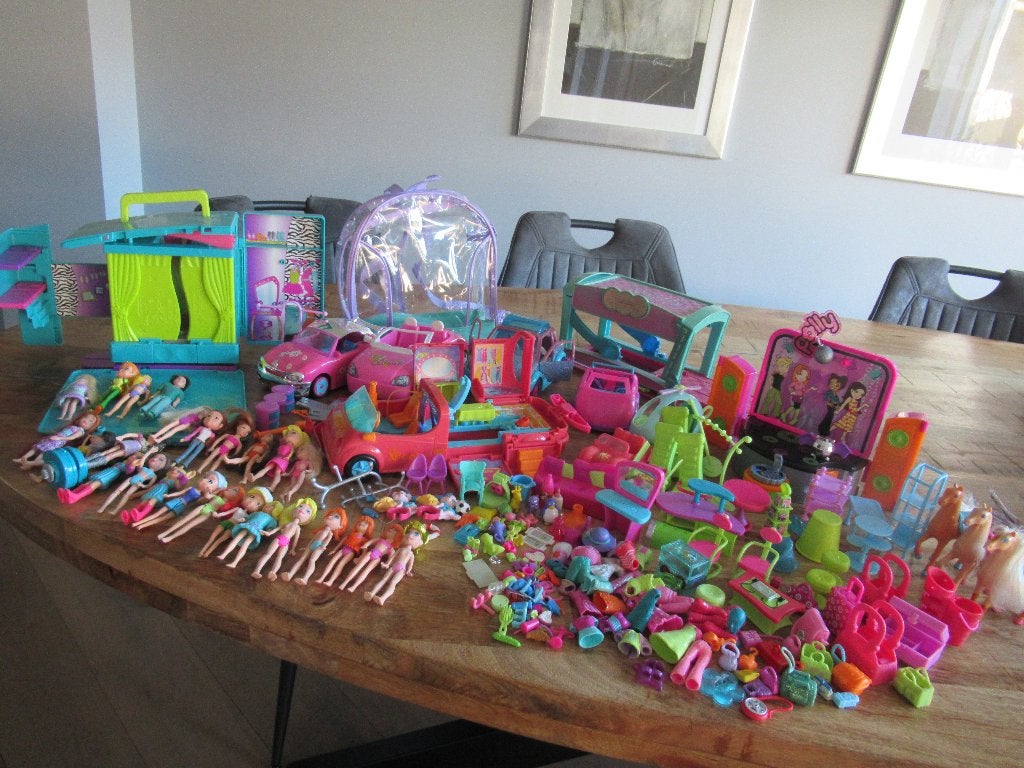 Grote set met heel veel Polly pocket speelset poppetjes enz., Ophalen of Verzenden, Zo goed als nieuw