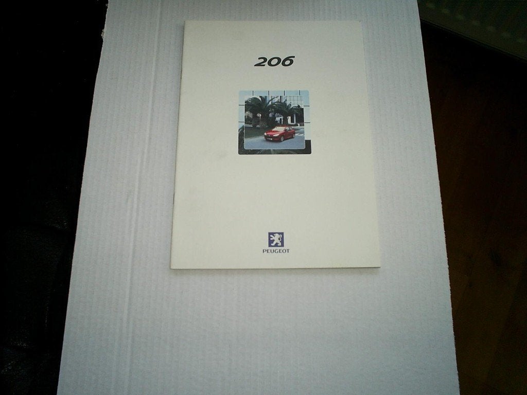 Peugeot 206 o.a. GTi / Roland Garros 2000 36 pag., Verzenden, Zo goed als nieuw, Peugeot
