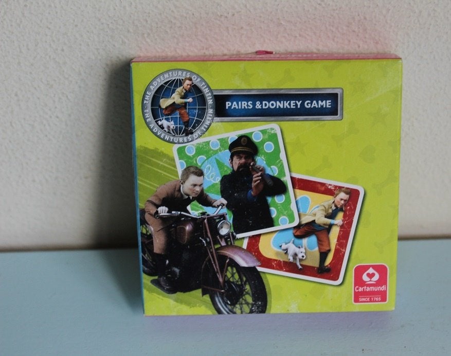 Kuifje memo spel en zwarte pieten spel, Hobby en Vrije tijd, Een of twee spelers, Ophalen of Verzenden, Zo goed als nieuw, Cartamundi