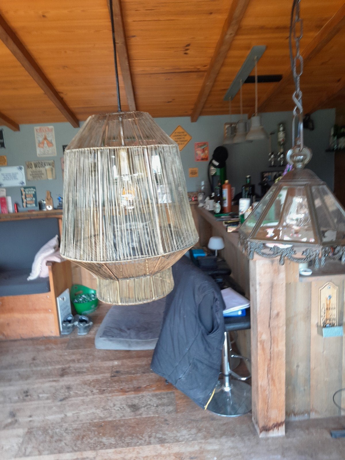 Hanglampen, Ophalen of Verzenden, Zo goed als nieuw