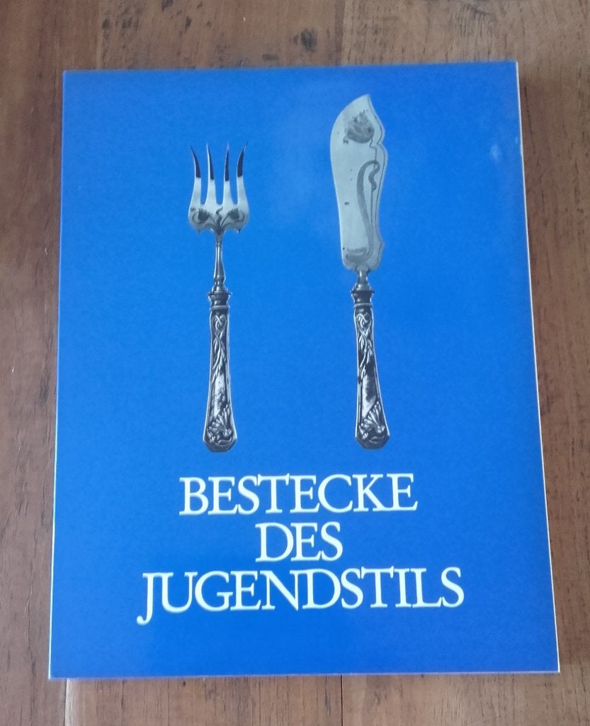 antiek bestek art nouveau jugendstil naslagwerk Solingen z/w, Antiek en Kunst, Ophalen of Verzenden