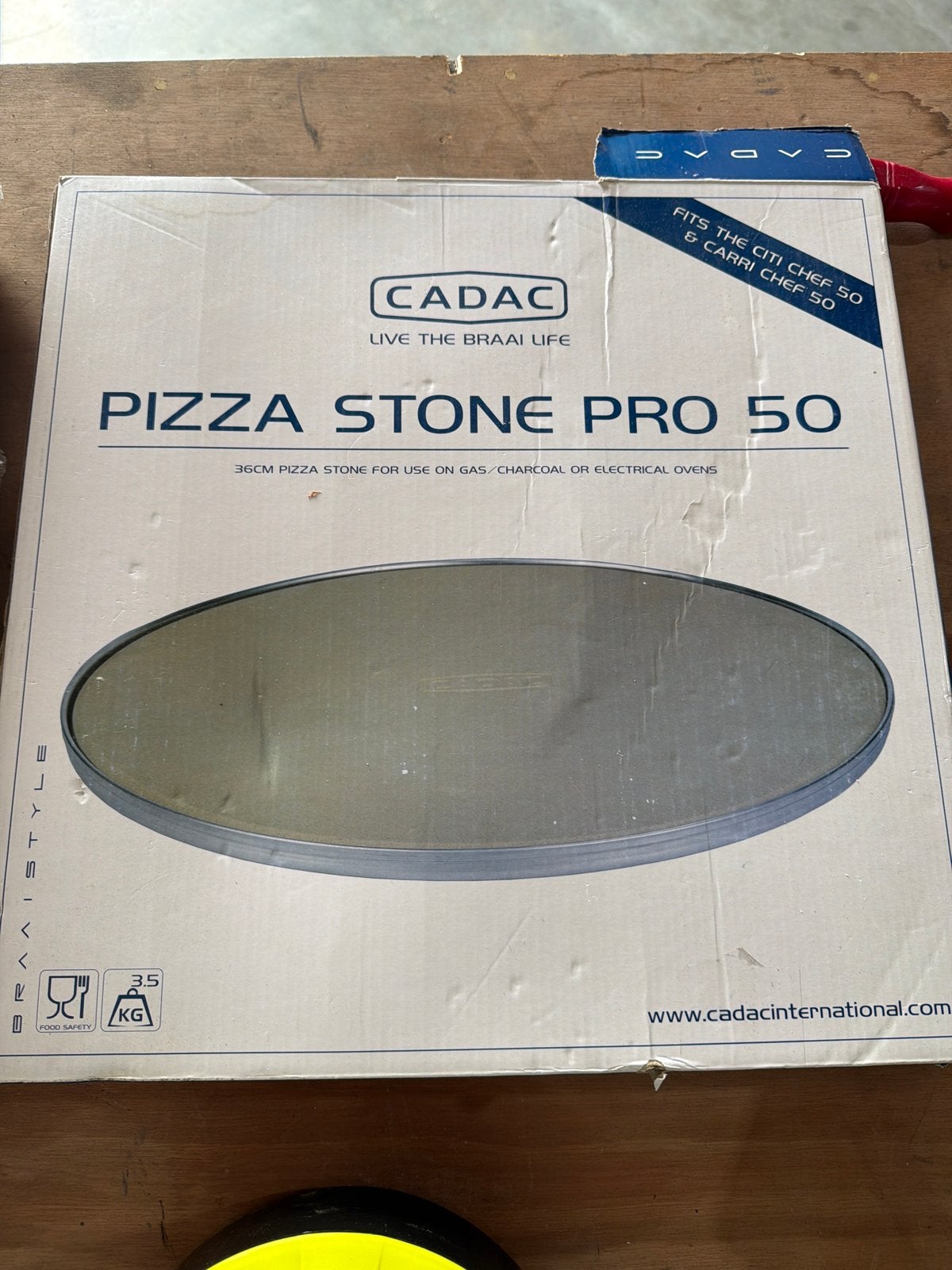 Cadac Pizza Stone Pro 50 - 36cm voor BBQ/Oven, Ophalen, Nieuw