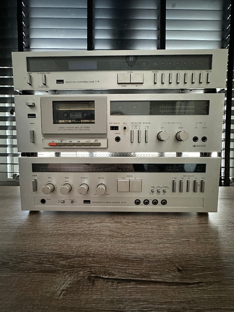 Vintage Sansui Stereoset (A9 / T9 / D150M), Audio, Tv en Foto, Stereo-sets, Tuner of Radio, Gebruikt, Losse componenten, Ophalen