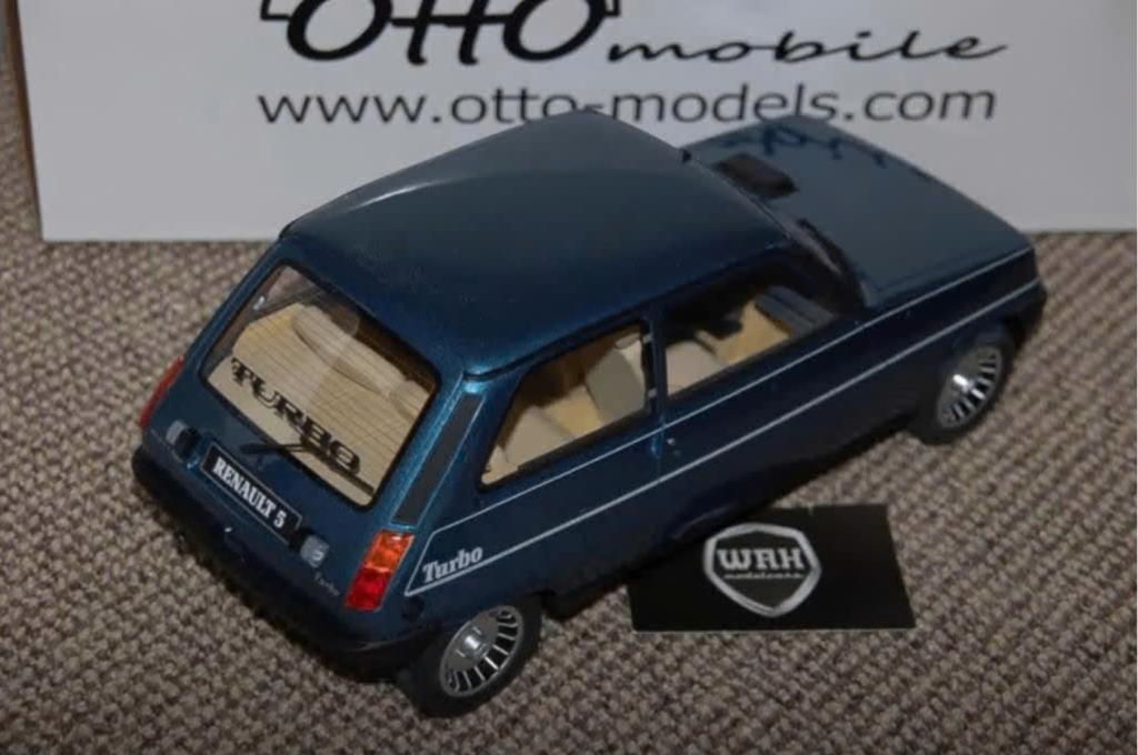 1:12 RENAULT 5 ALPINE TURBO blue Otto mobile G054 in box WRH, Hobby en Vrije tijd, Modelauto's | 1:5 tot 1:12, Verzenden, Zo goed als nieuw