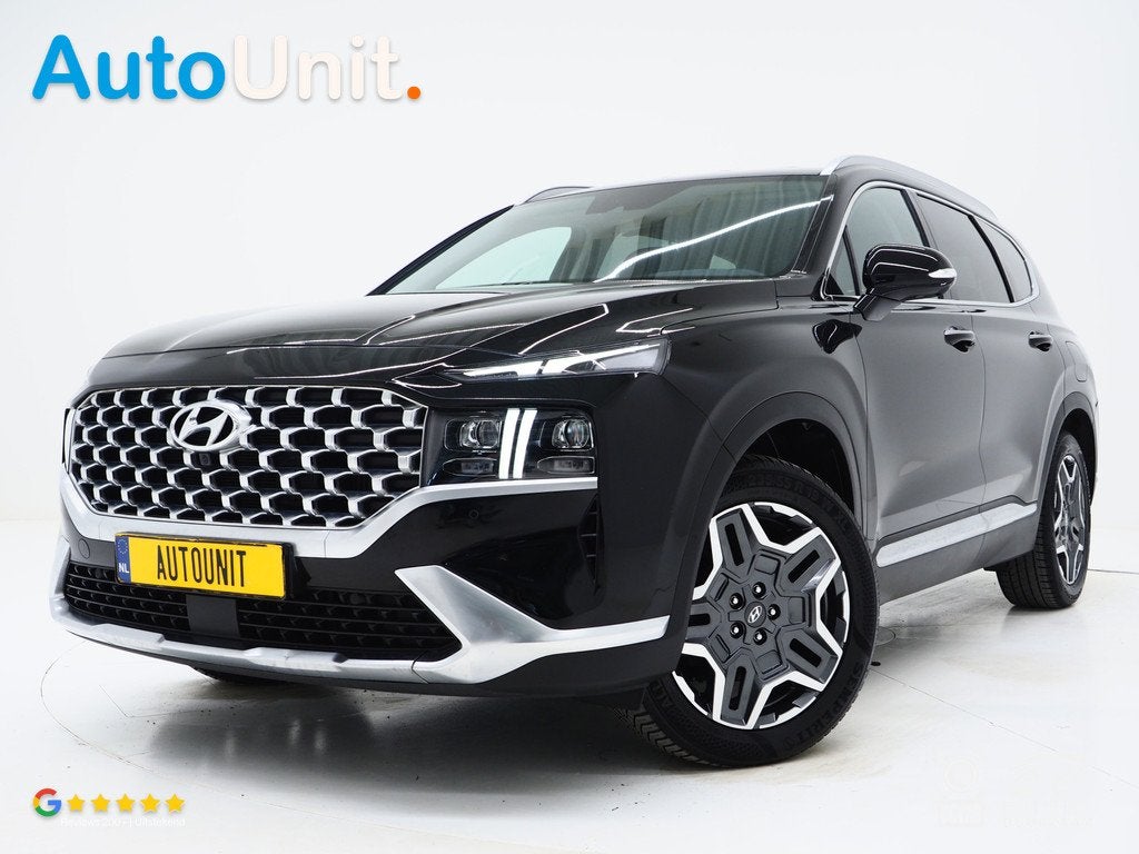 Hyundai Santa Fe 1.6 T-GDI PHEV Premium 7p. | Leder | Krell, Santa Fe, Gebruikt, Zwart, 4 cilinders