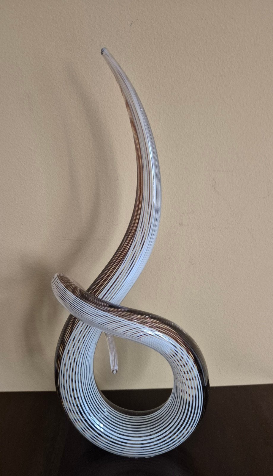 Modern Glazen Sculptuur - Abstracte Vorm, Antiek en Kunst, Ophalen of Verzenden, Object, Meerkleurig, Glas