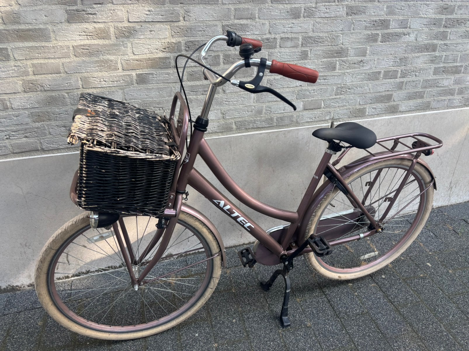 Omafiets Damesfiets Altec Dutch Transport, 53 tot 56 cm, Ophalen, Gebruikt
