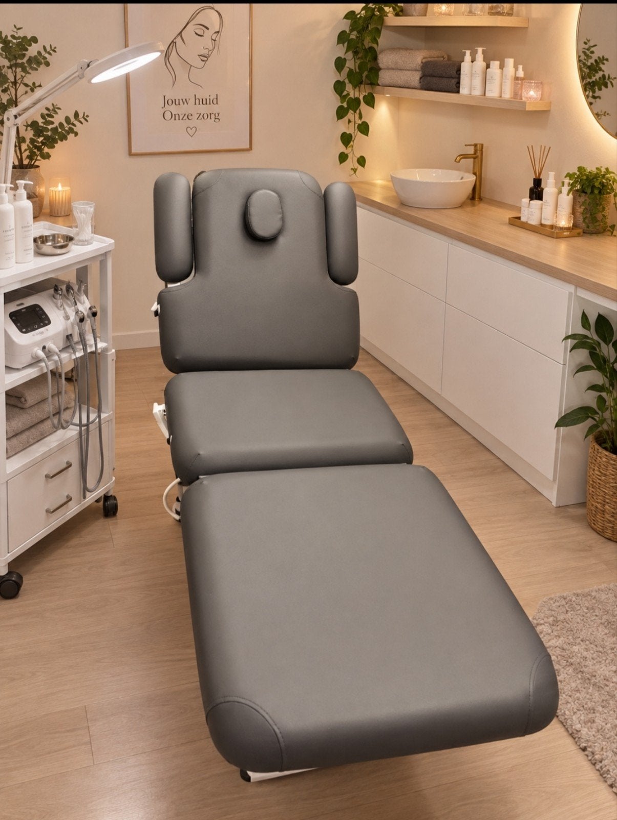 Behandelstoel voor o.a een schoonheidssalon, Huis en Inrichting, Ophalen, Overige materialen, Zwart, Nieuw
