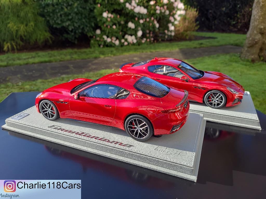 BBR 1/18 Maserati GranTurismo Trofeo – Rosso GT, Hobby en Vrije tijd, Modelauto's | 1:18, Nieuw, Overige merken, Ophalen of Verzenden