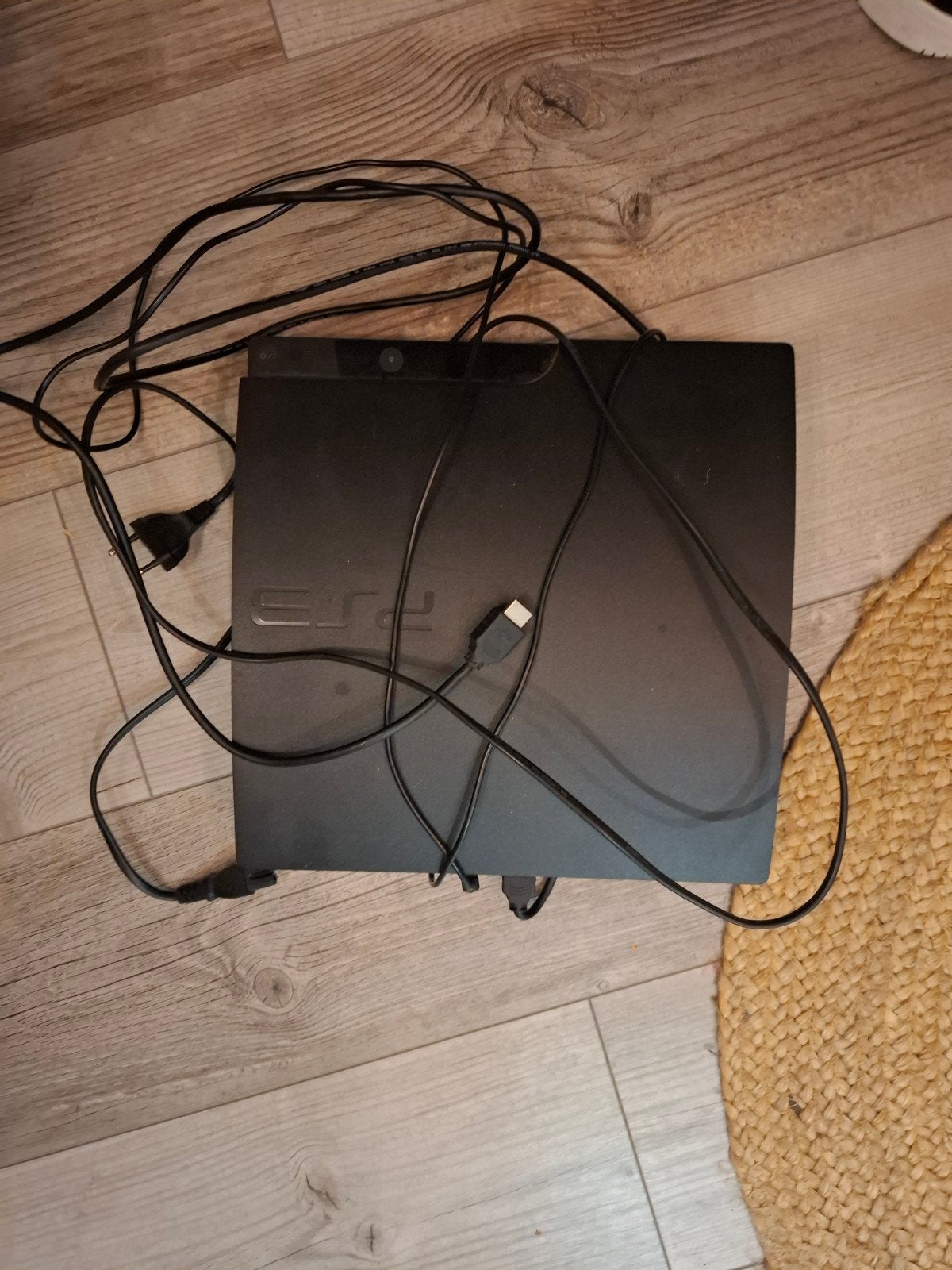 PlayStation 3 Slim Console - Zwart, Spelcomputers en Games, Ophalen, Gebruikt, Zonder controller, 120 GB