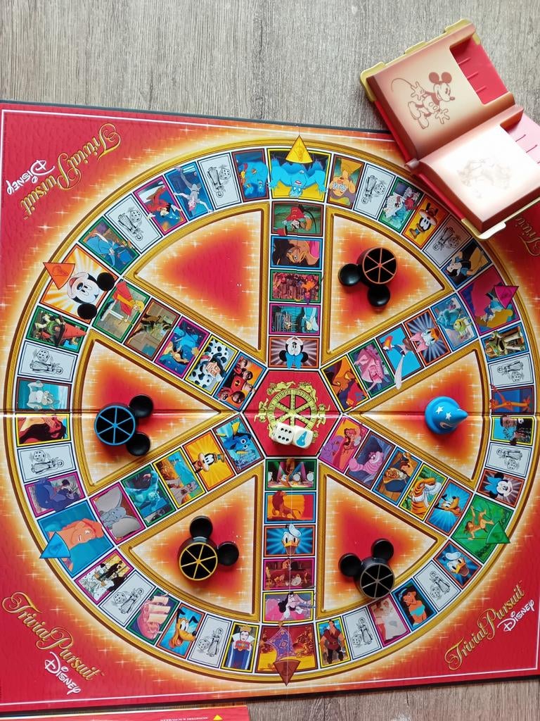 Trivial pursuit disney editie, Ophalen
