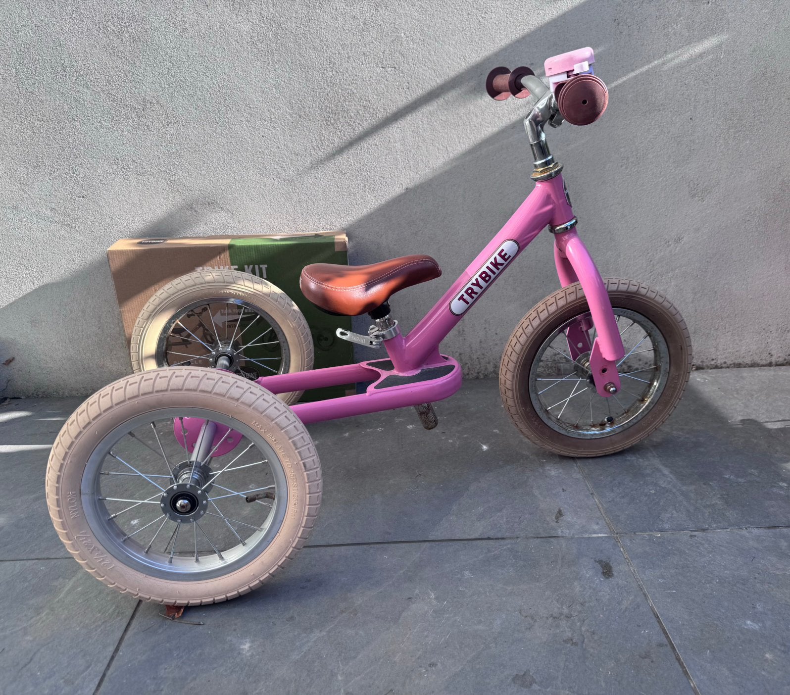 Trybike, Ophalen, Verstelbare zitting