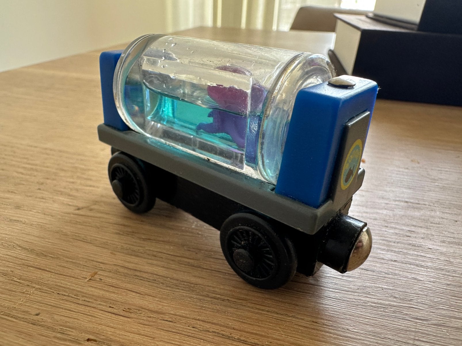 Aquarium Car met een octopus, trein van thomas de trein, Ophalen of Verzenden, Gebruikt