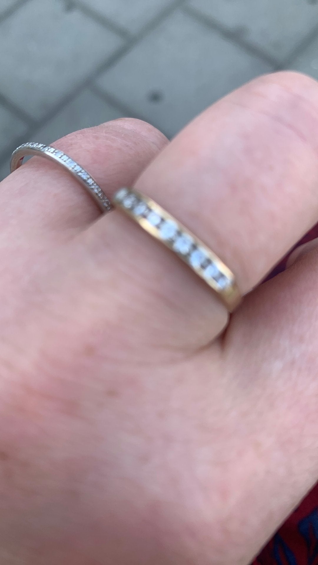 Gouden ring 14 karaat 585 maat 19, Sieraden, Tassen en Uiterlijk, Ringen, 19 tot 20, Ophalen of Verzenden, Zo goed als nieuw, Dame