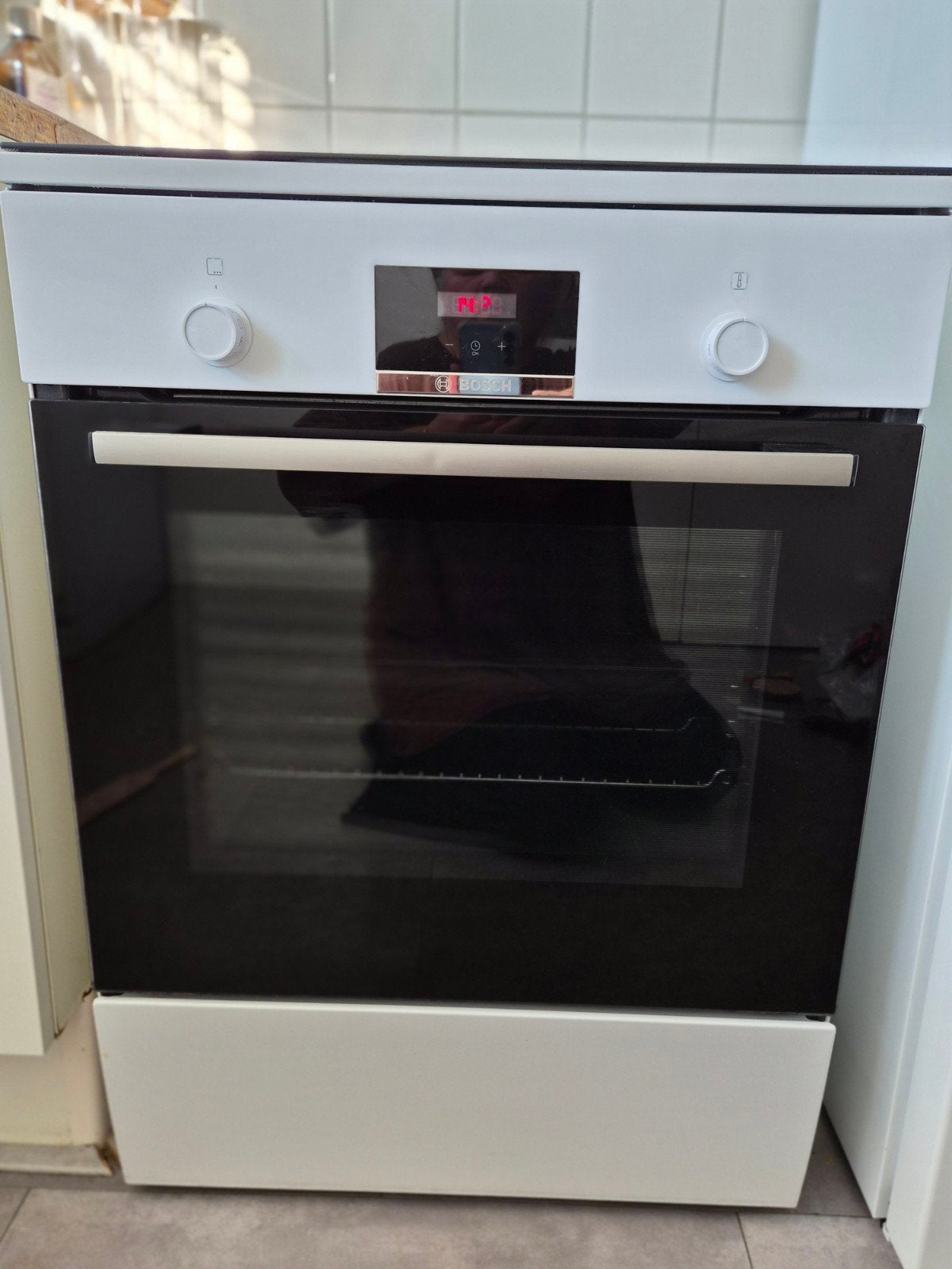 Bosch Inductiekookplaat met oven – vrijstaand – Perilex stek, Witgoed en Apparatuur, Ophalen, 4 kookzones, Zo goed als nieuw, Inductie