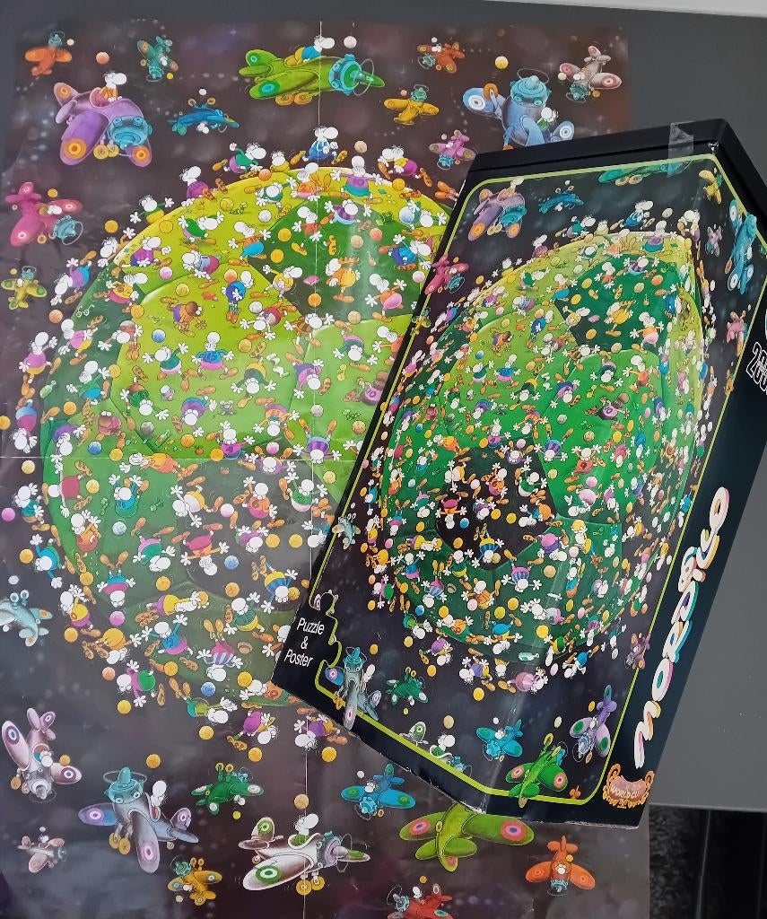 HEYE MORDILLO PUZZEL - WORLD CUP - 2000 STUKJES, Ophalen of Verzenden, Meer dan 1500 stukjes, Gebruikt, Legpuzzel