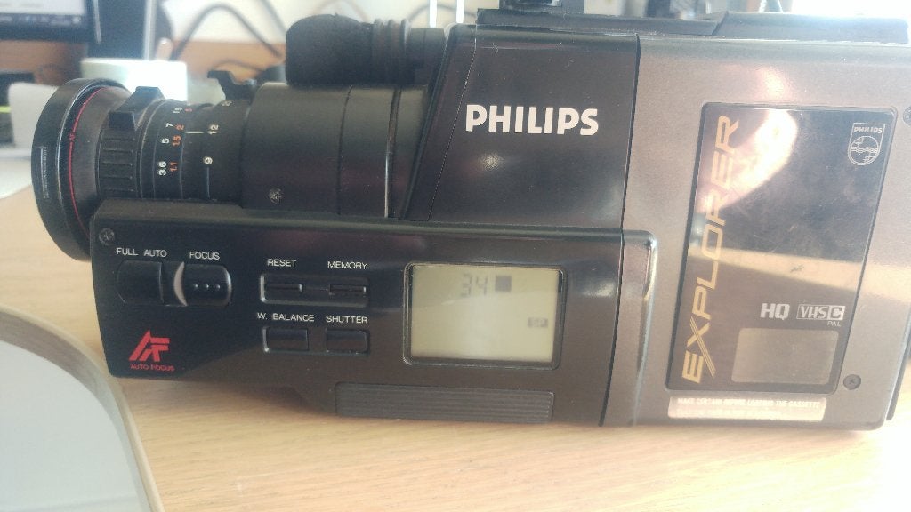 Philips Camcorder, Ophalen of Verzenden, VHS-C of SVHS-C, Camera