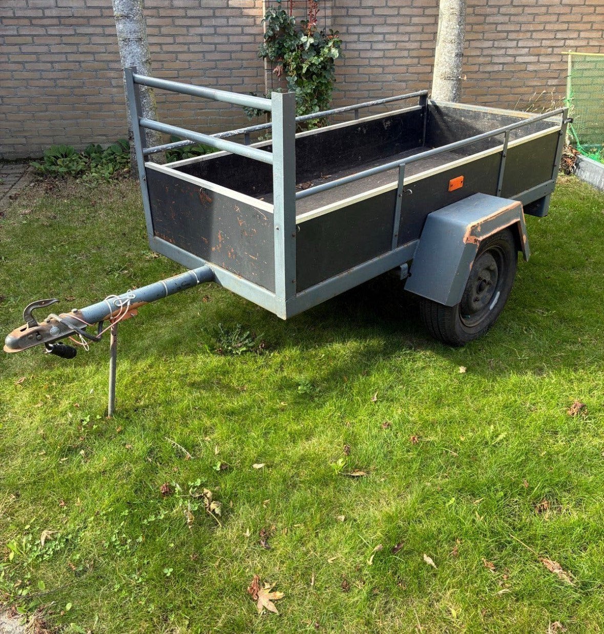 aanhangwagen te koop, Ophalen, Gebruikt